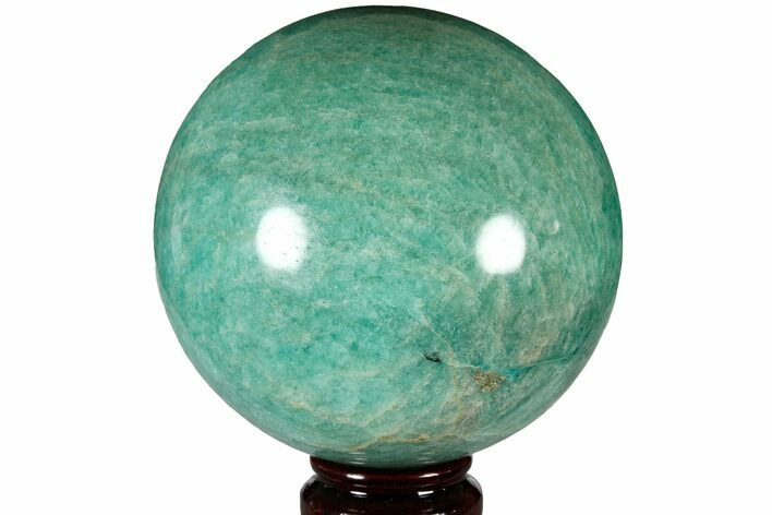 Chatoyant, Polished Amazonite Sphere - Madagascar #183278